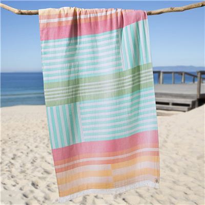 Fouta multicolore - 300 g/m²