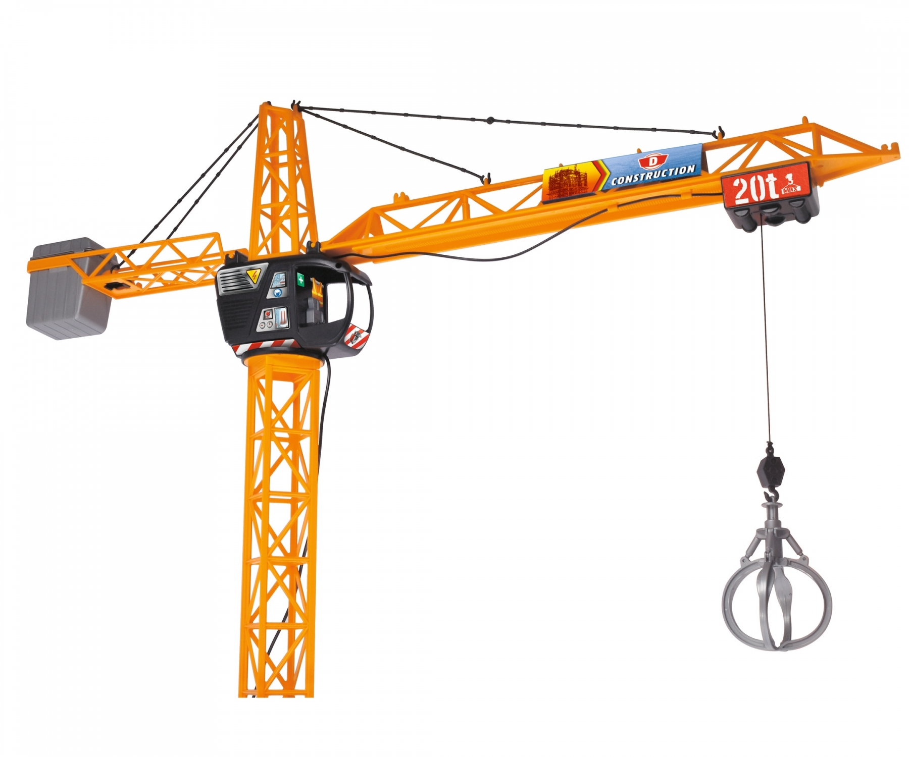 Mega Crane Kinder Spielzeug Baustellen Kran mit Controller Batteriebetrieben (201139012)
