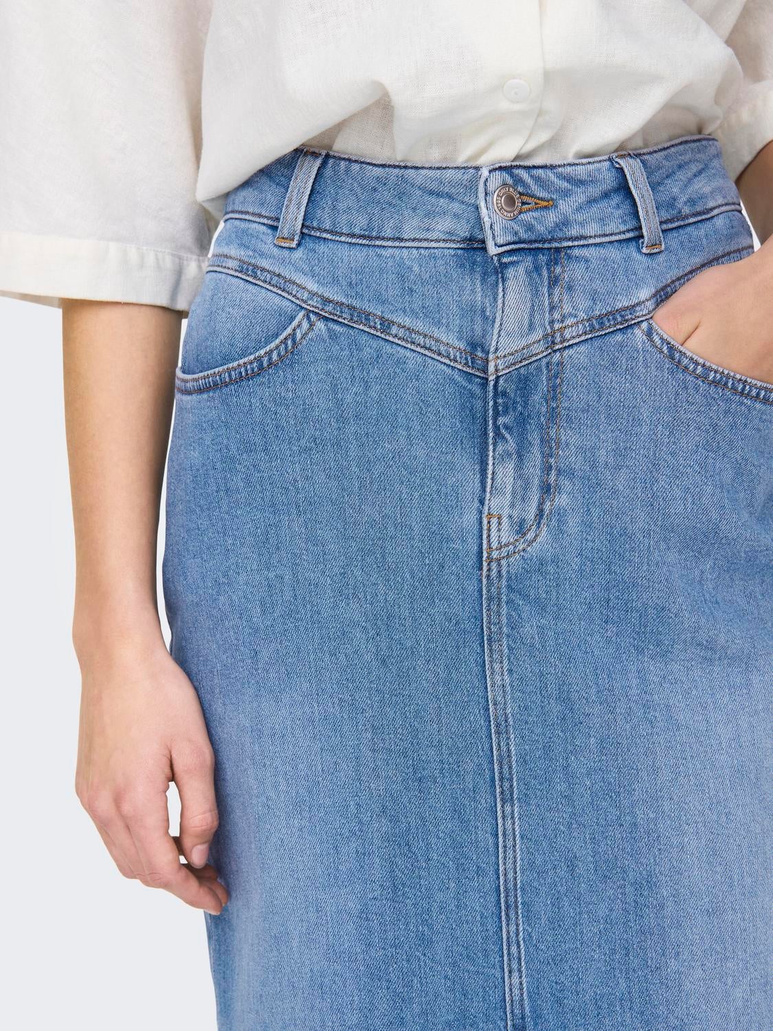 ONLMYLAH Jeansrock Light Blue Denim