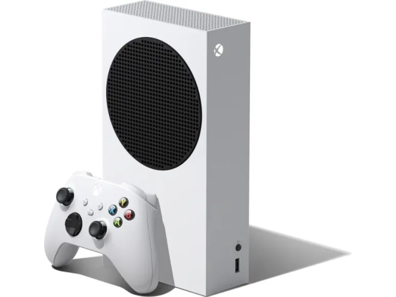 Microsoft® Xbox Series S | Spillekonsol - 1440p@60fps / 1080p@120fps - 512GB SSD NVme - Wi-Fi/LAN - HDMI® 2.1 - Hvid | Inkl. 1 x Xbox trådløs controller (Hvid)