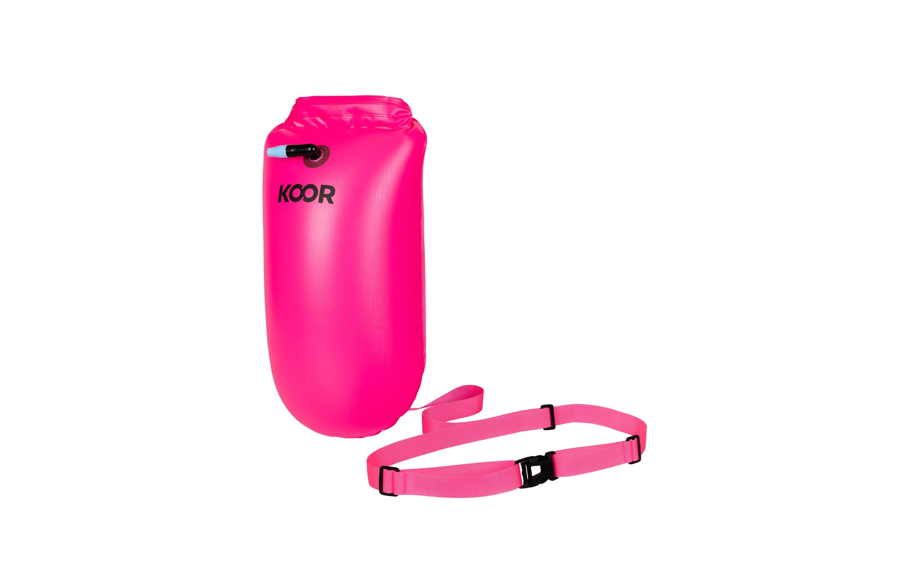 Schwimmboje Booa 15 l RosaDry Bag und Schwimmboje in einem