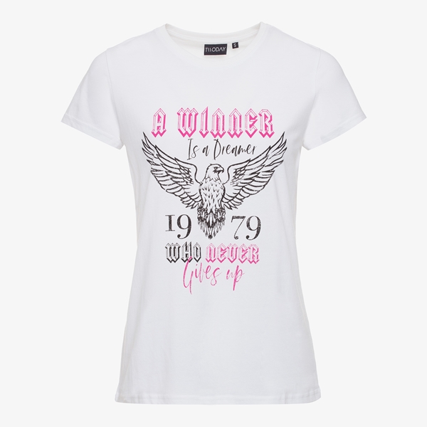 TwoDay dames T-shirt met print wit