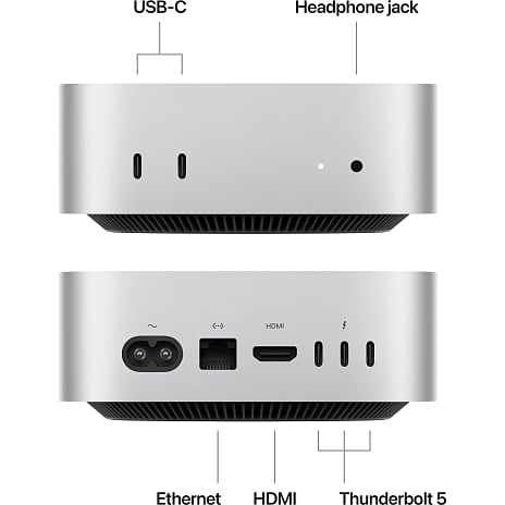 Apple Mac Mini M4 Pro 512GB 2024 - sølv