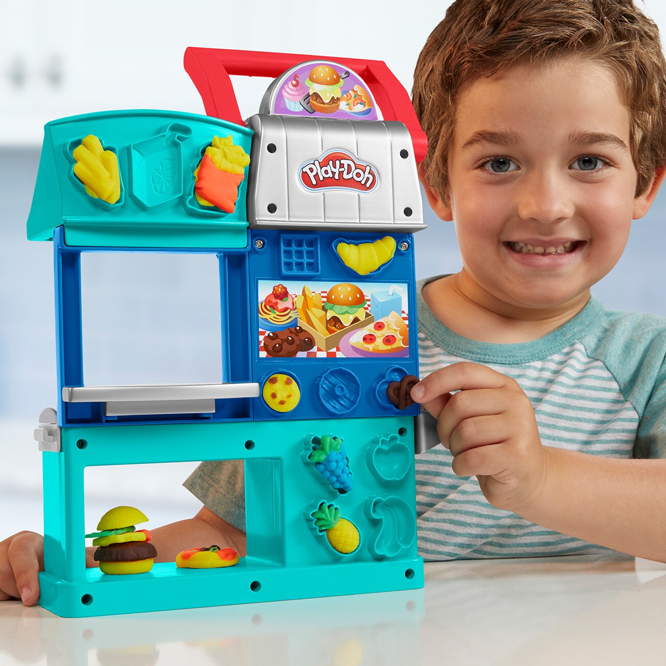 Hasbro Play-Doh Buntes Restaurant Mehrfarbig Knete