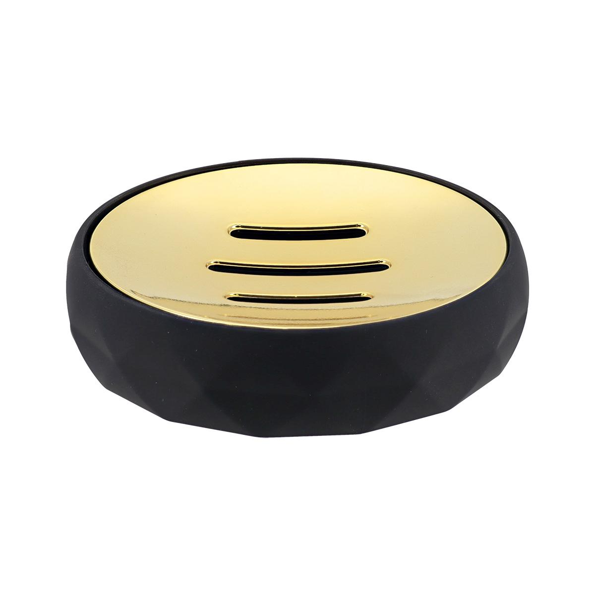 PORTE SAVON RUBBER NOIR
