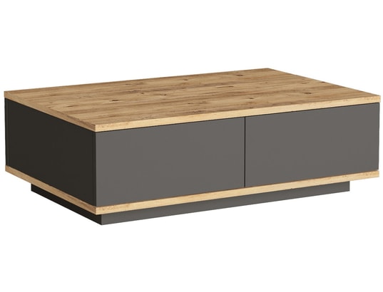 CONCEPT1 - Table basse FR14-AA Pin Atlantique anthracite 90 x 60 x h28,6