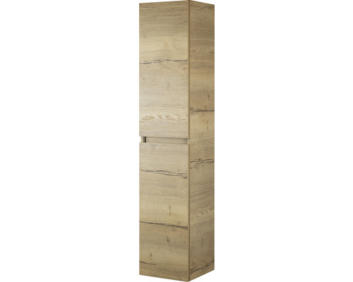 Frozen hoge kast 170x35 cm natuurlijk eiken