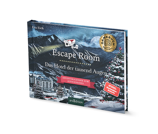 Escape-Room-Adventskalenderbuch »Das Hotel der tausend Augen«