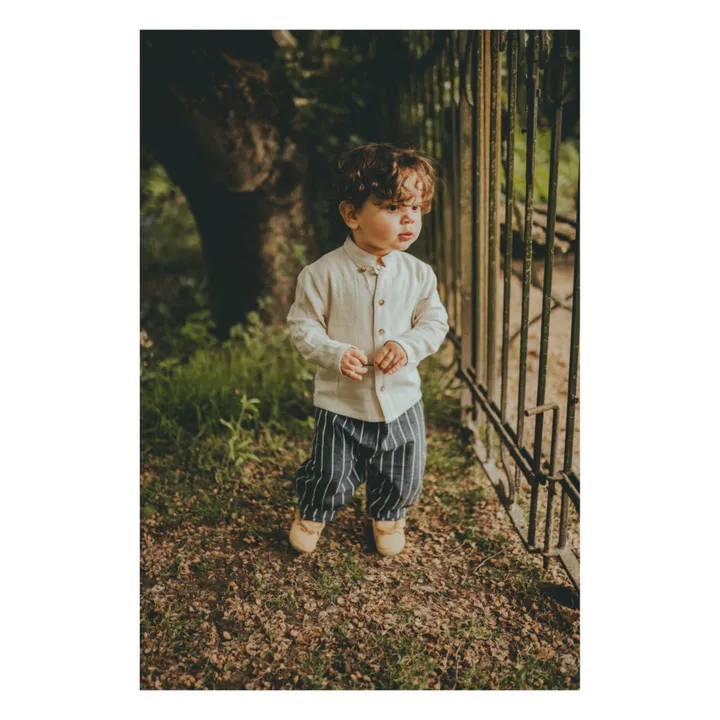 Donsje Chemise Jaims en Lin | Gris