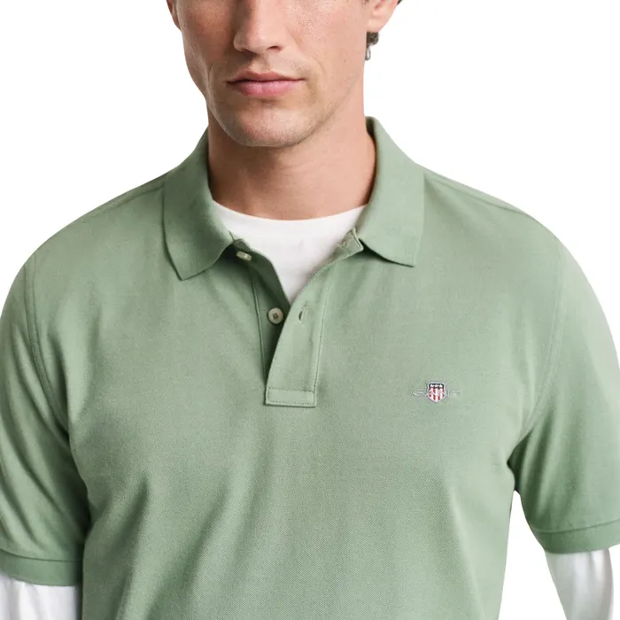 Gant Shield Pique Polo Heren