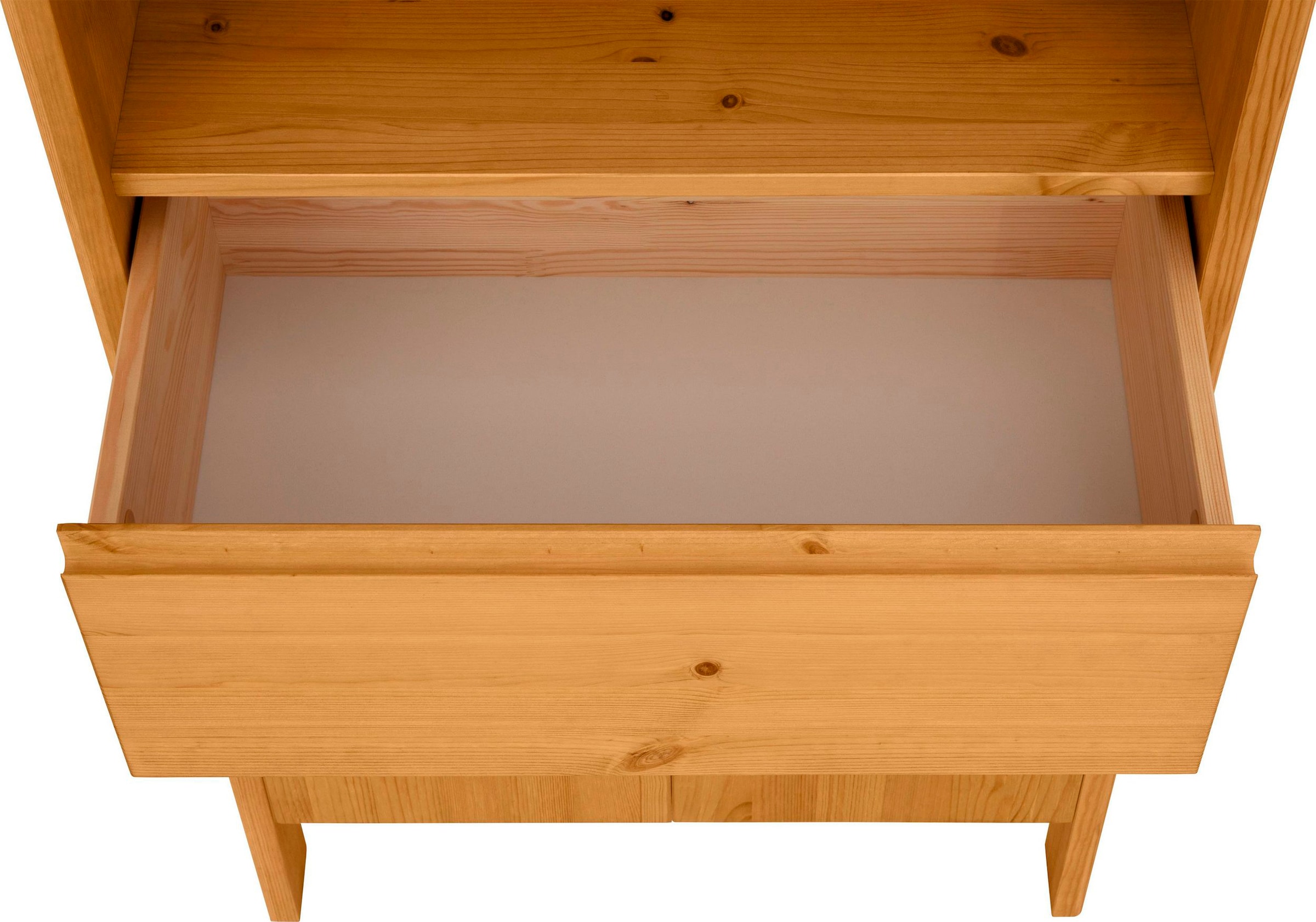 GOODproduct Hochschrank »Jorrick« Breite 60 cm, Massivholz Kiefer mit Bio Öl/Wachs behandelt