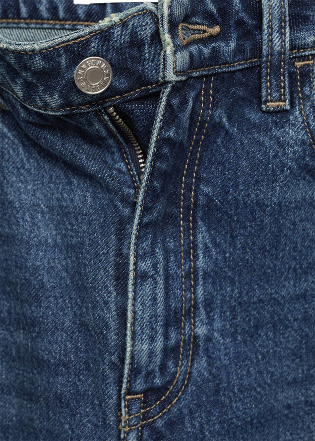MANGO Mom2000 high-rise jeans Open blue