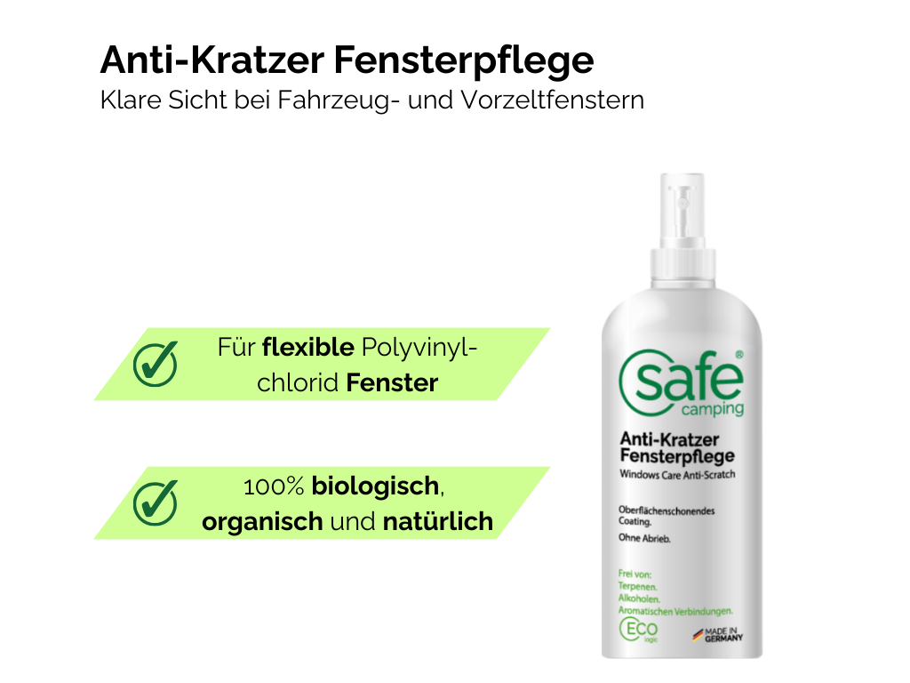 SAFE CAMPING Anti-Kras ramenverzorging - 100 ml