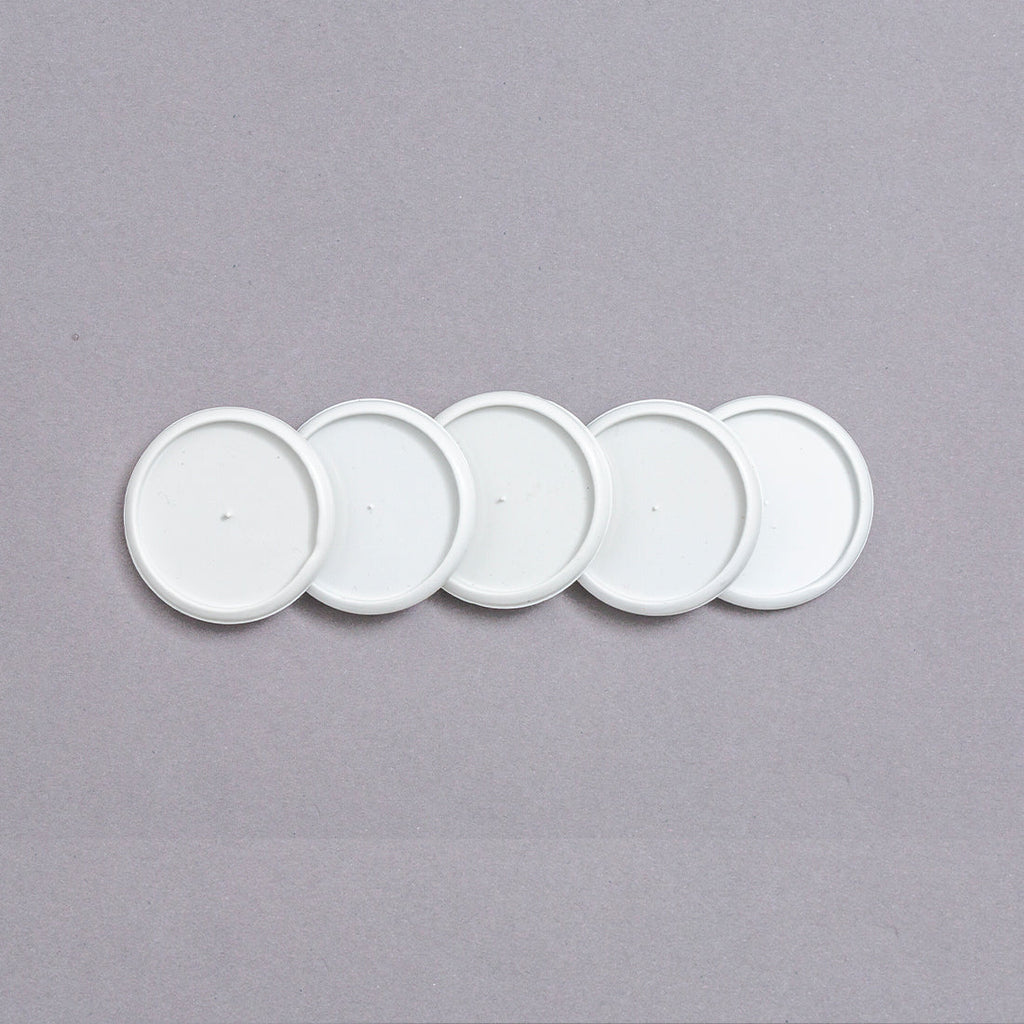 Discos e Elástico 3.1cm Branco Caderno Inteligente