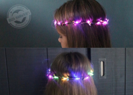 LED hoofdband Fairy - Multicolor blossom/Multi Led