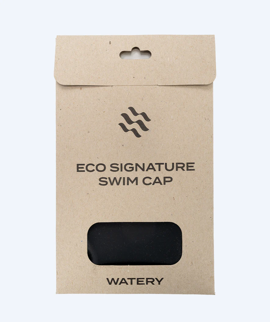 Watery badehætte - Eco Signature - Sort (30% genanvendt)