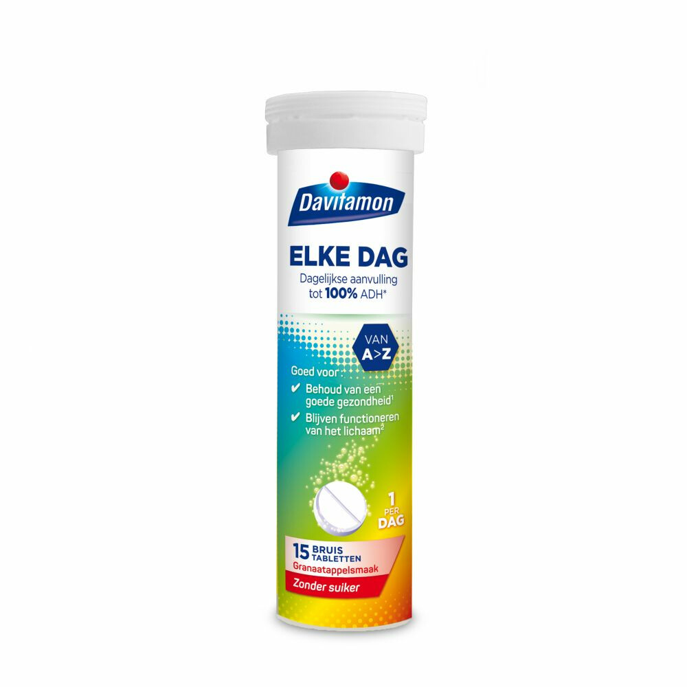 Davitamon Elke Dag Bruis Granaatappel15 stuks