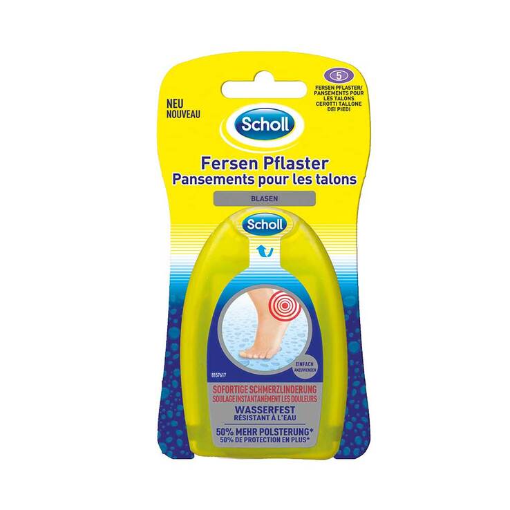 Scholl Blasenpflaster Fersen, 5 St