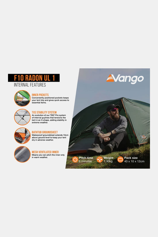 Force Ten Force Ten Radon UL 1 Tent