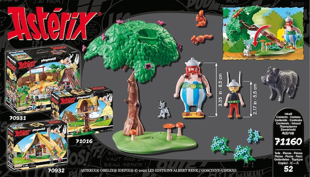 Playmobil® Konstruktions-Spielset »Wildschweinjagd (71160), Asterix« Made in Europe