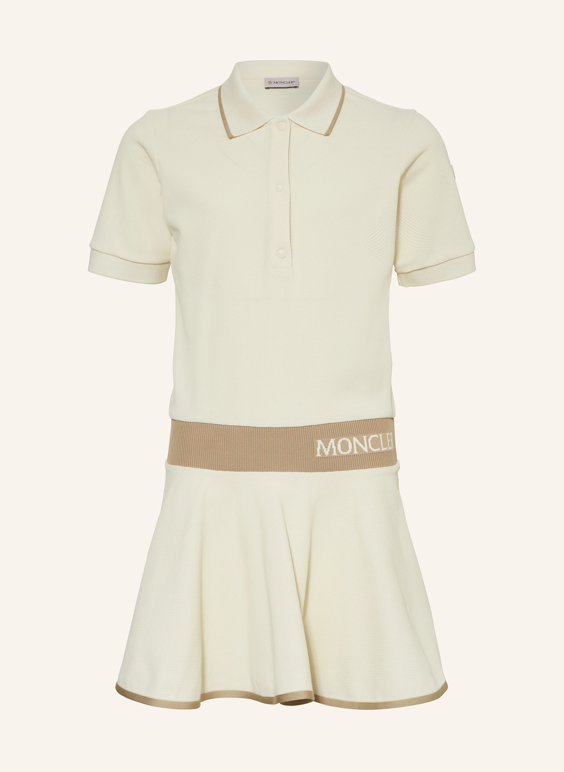 MONCLER enfant Piqué-Kleid