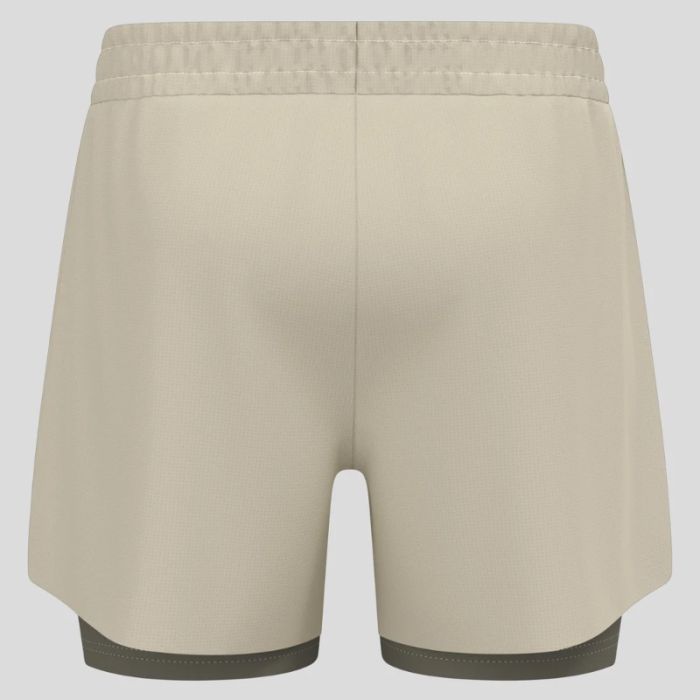 Odlo Herre Shorts Zeroweight 2in1 5 Inch Shorts Brun