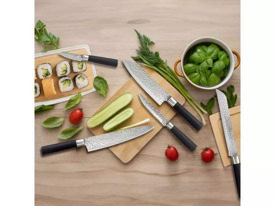 Katana - Couteau santoku 17.5 cm sur carte