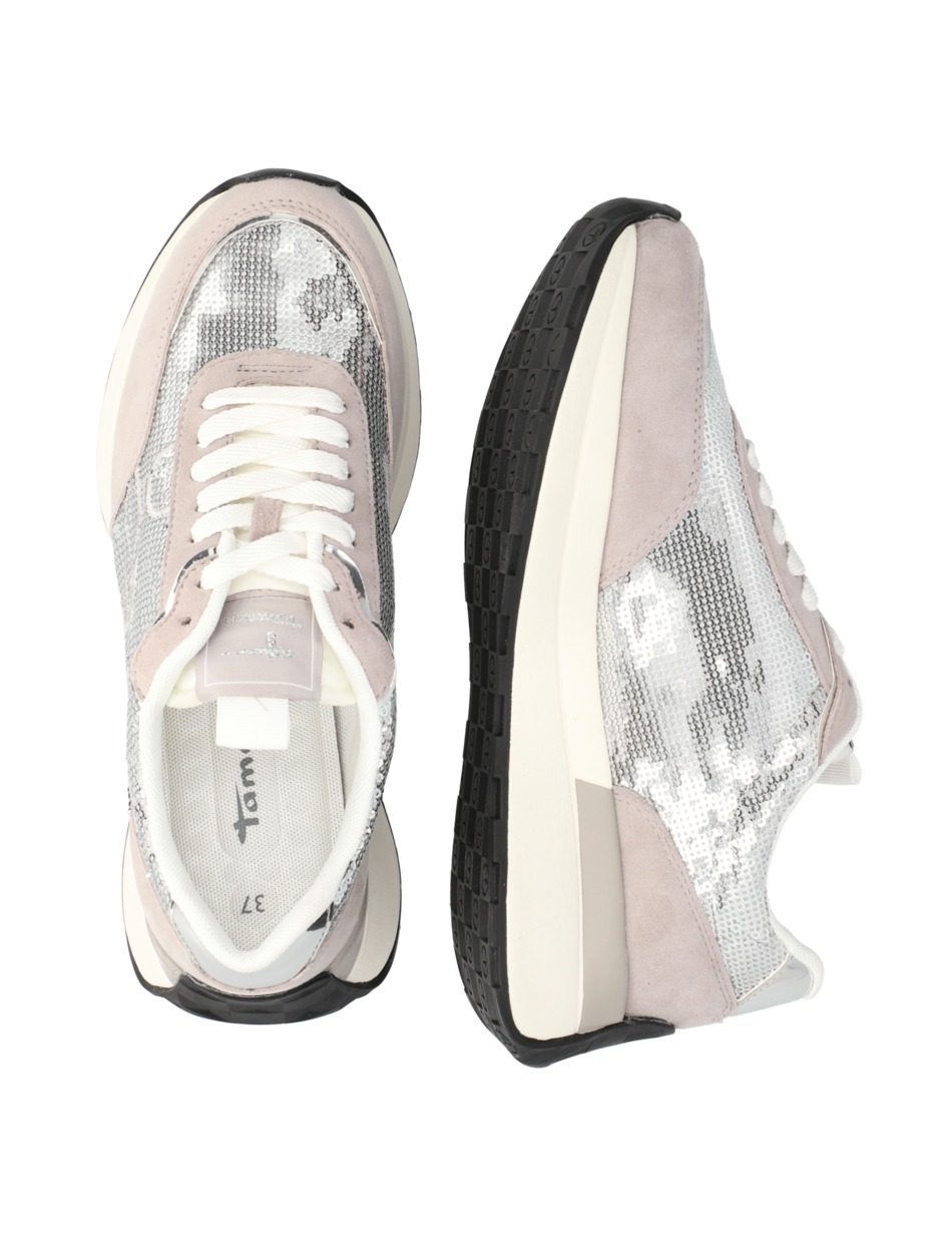 Lederkombination Sneaker