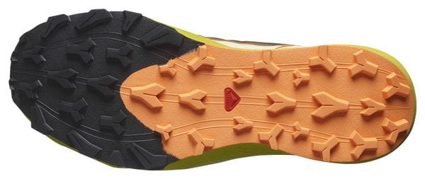 Chaussures de Trail Running Salomon Thundercross Beige Jaune