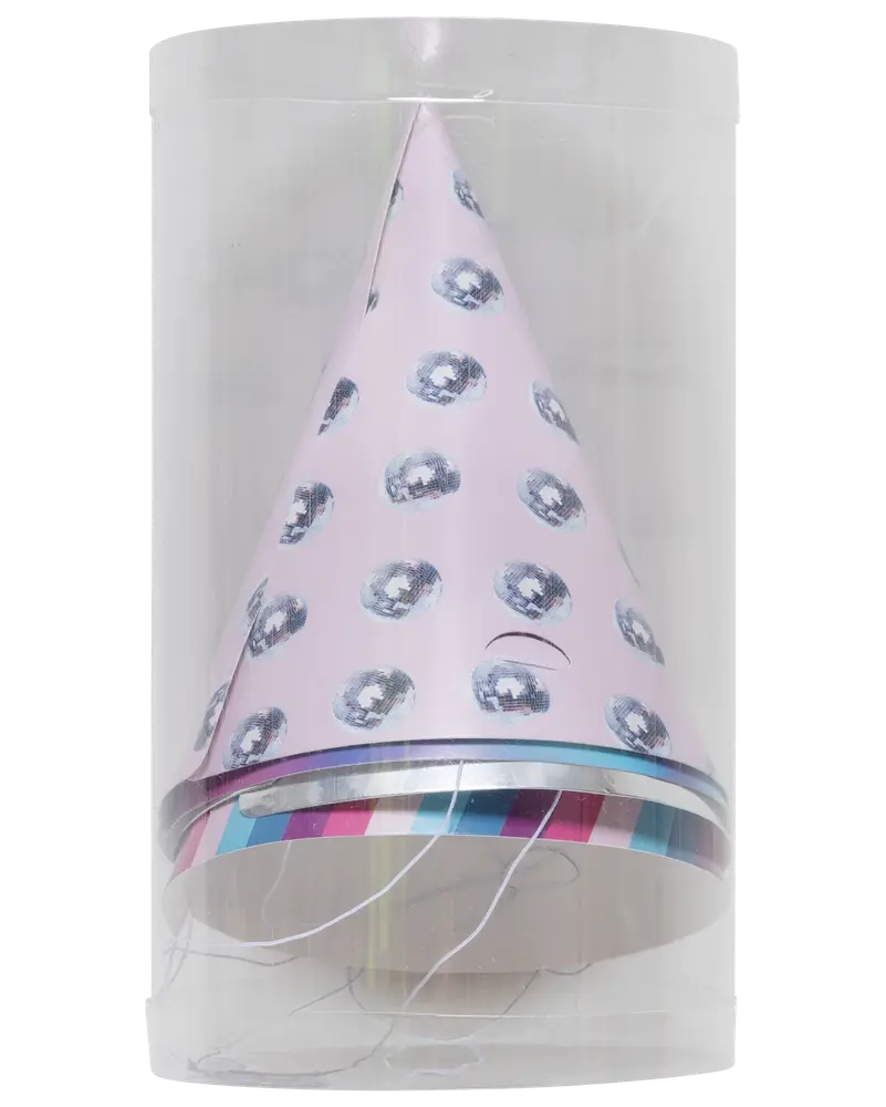 Disco papirhatte 4-pak