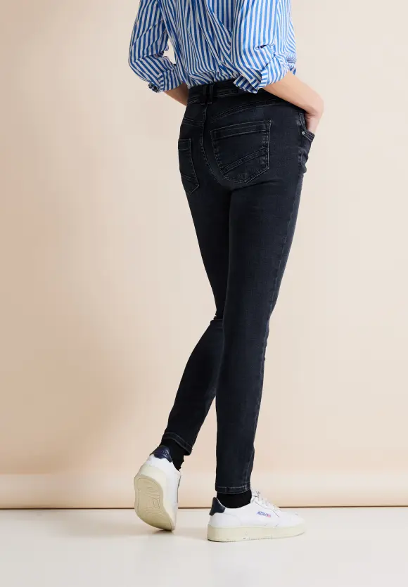 Slim Fit Thermojeans - authentic blue black wash