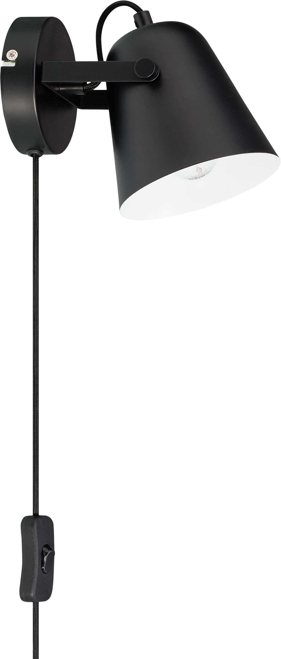 PIETRO Wand- / Deckenleuchte - Schwarz / B: 12.0 cm x T: 20.0 cm x H: 15.0 cm
