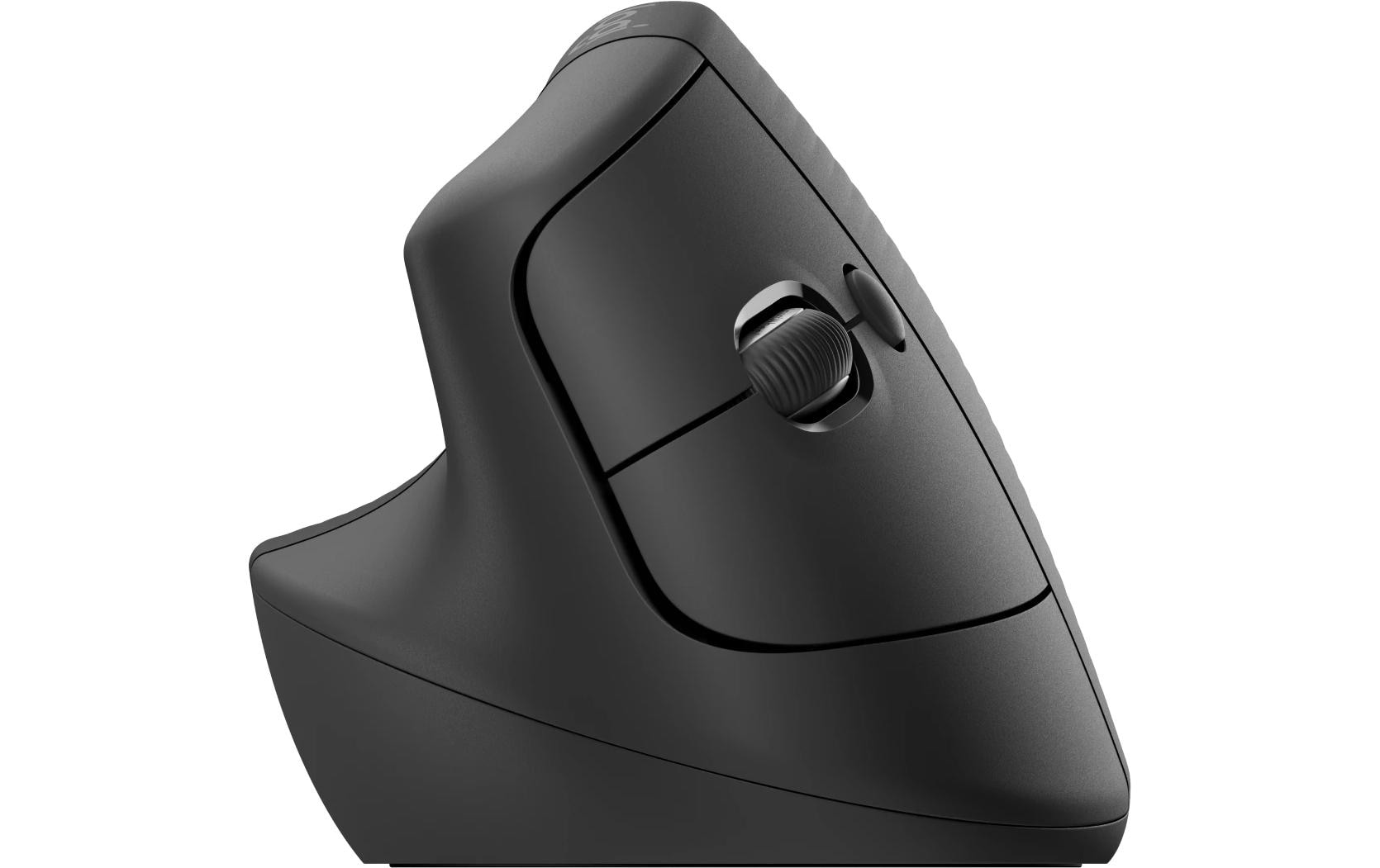 Ergonomische Maus Lift Left GraphiteKomfortable ergonomische Linkshänder-Maus mit vertikalem Design für kleine bis mittelgrosse Hände