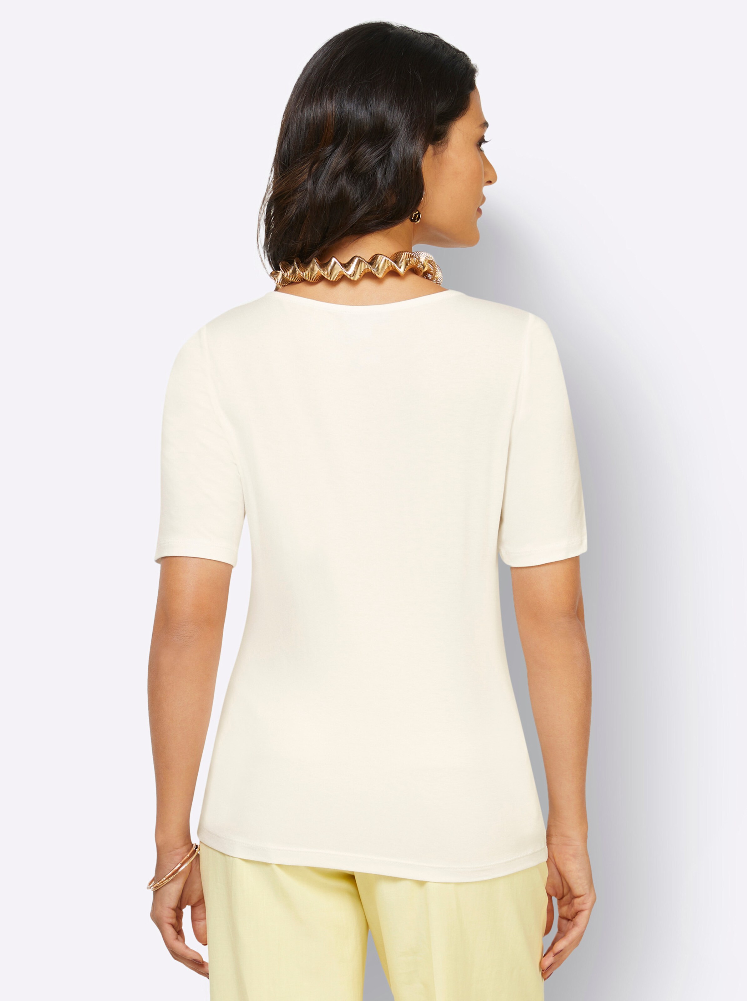 Shirt in ecru