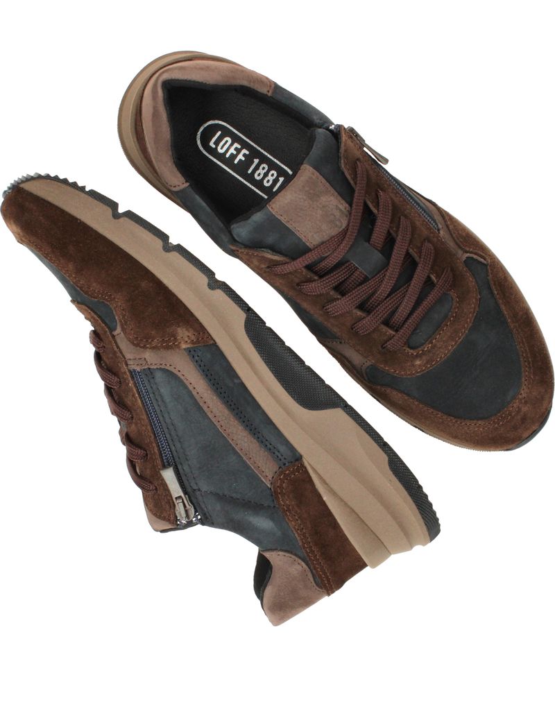 LOFF 1881 Sneakers Bruin Heren