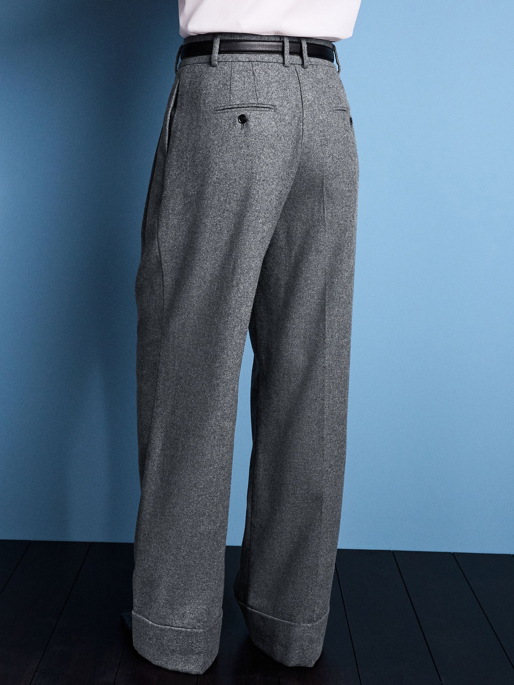 Grijs - Tabitha Simmons X Next Wool Blend Wide Leg Trousers