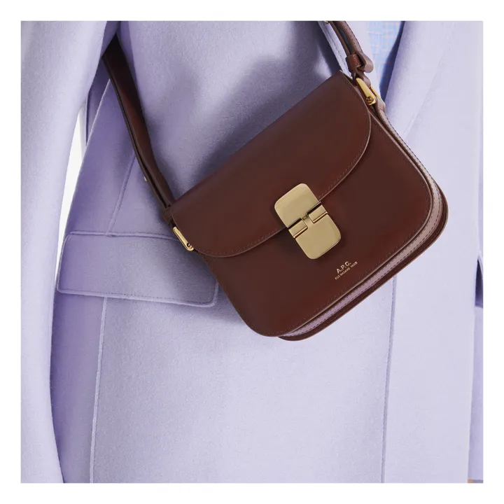 A.P.C. Sac Grace Mini Cuir Lisse | Noisette