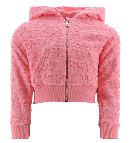 Versace Cardigan - Beschnitten - Frottee - Flamingo