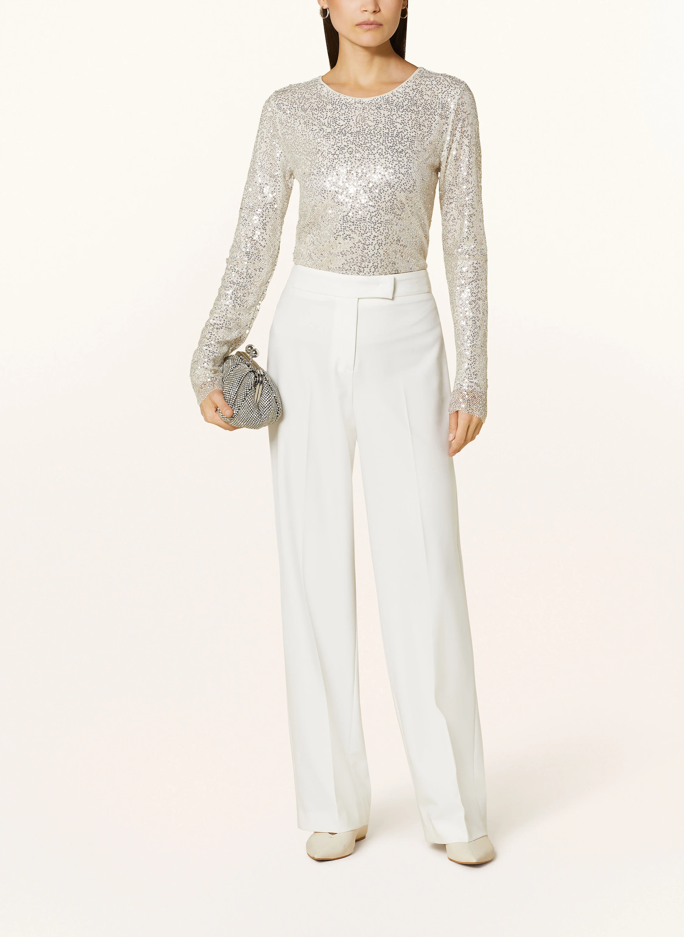 RIANI Longsleeve mit Pailletten