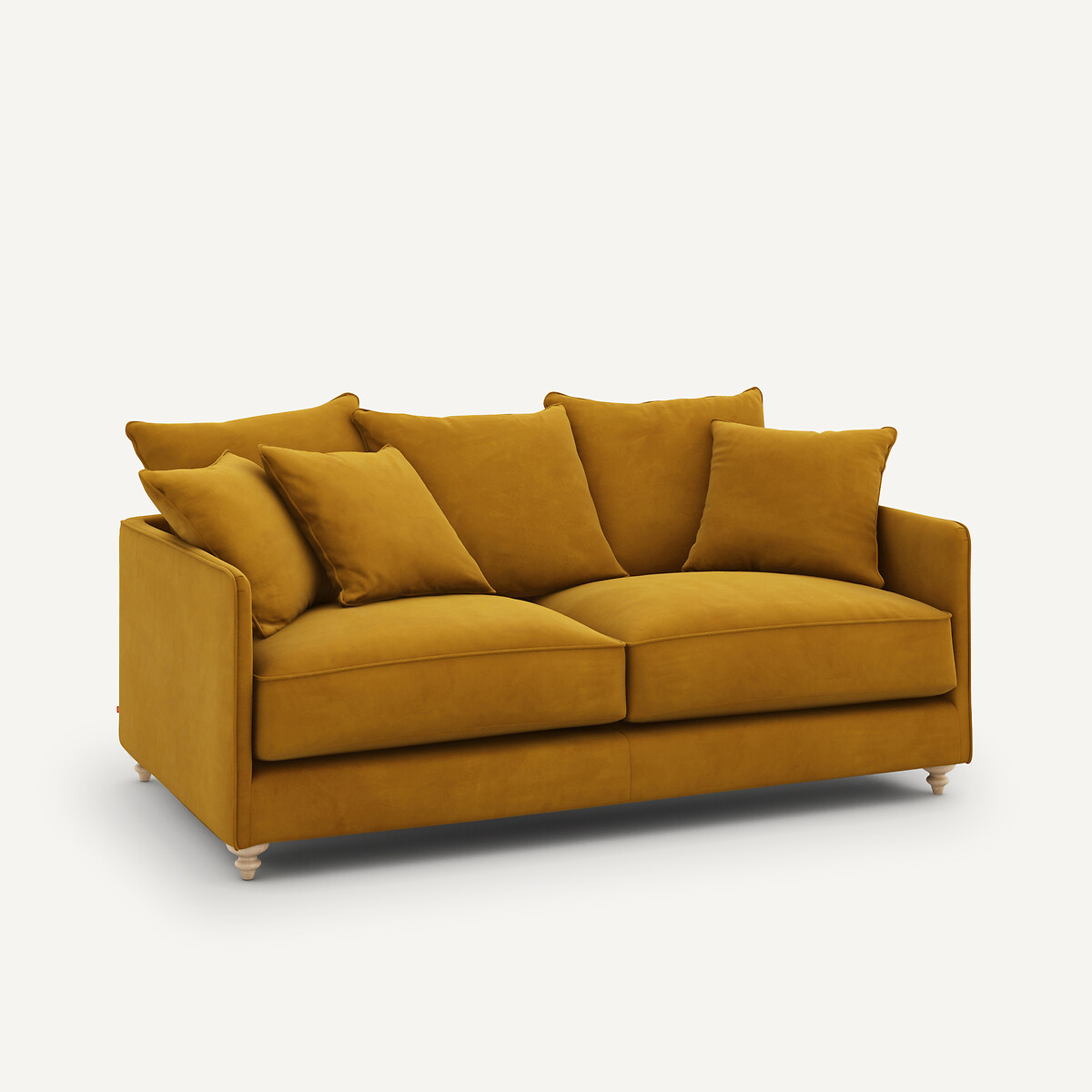 AM.PM<br>Sofá compacto conversível em veludo, Lazare