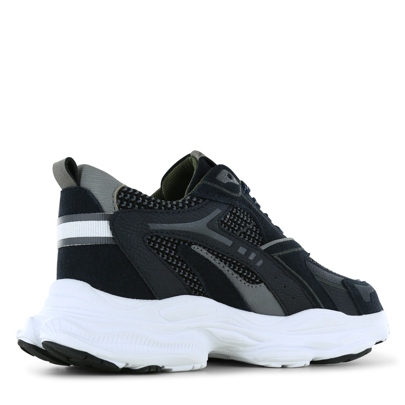 Shoesme donkerblauwe sneaker Mesh, Microfiber leer, Suède | Sale