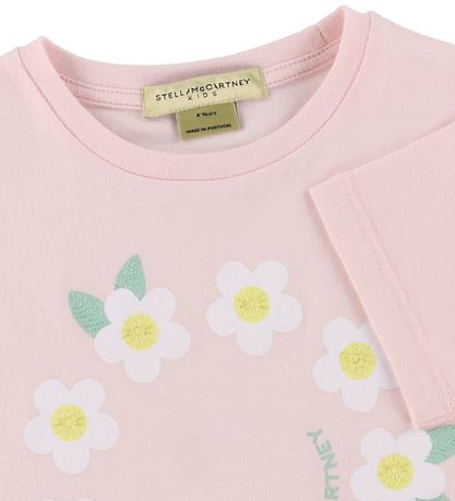 Stella McCartney Kids T-Shirt - Rosa m. Blumen