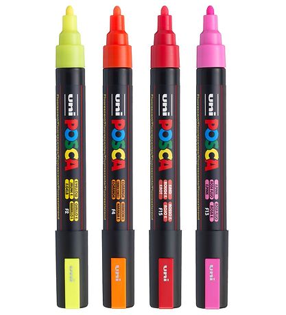 Posca Filzstifte - PC-5M - 4 st. - Neon