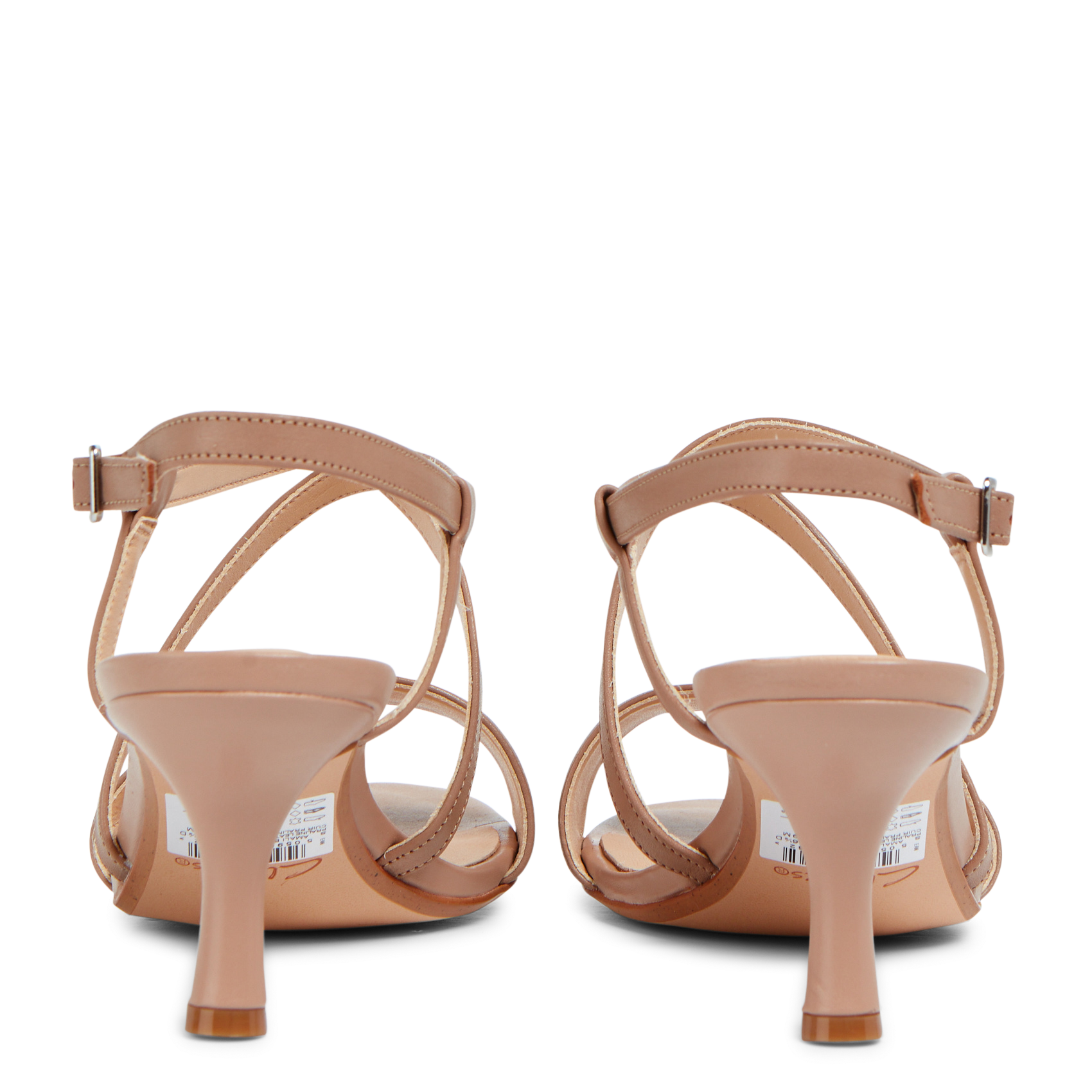 AMALI BUCKLE - Sandales hautes en cuir | Argent