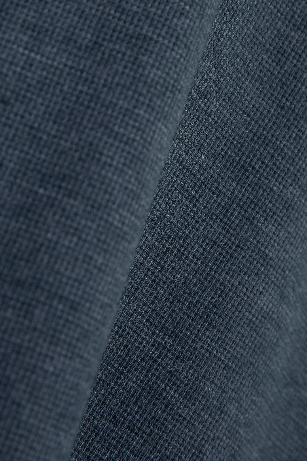 Donkerblauw katoenen henley T-shirt