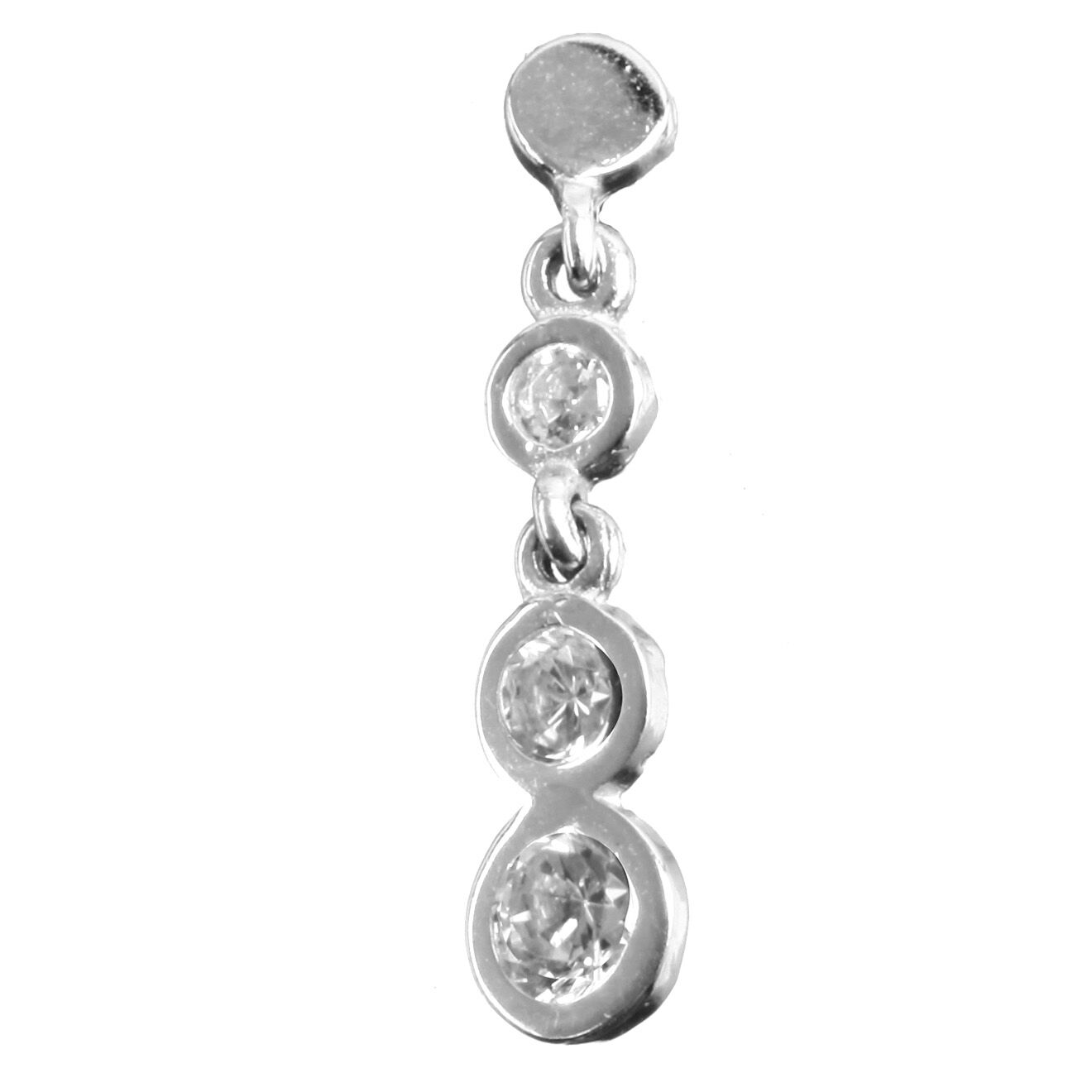 Instant d'Or Boucles d'Oreilles Sagesse or blanc