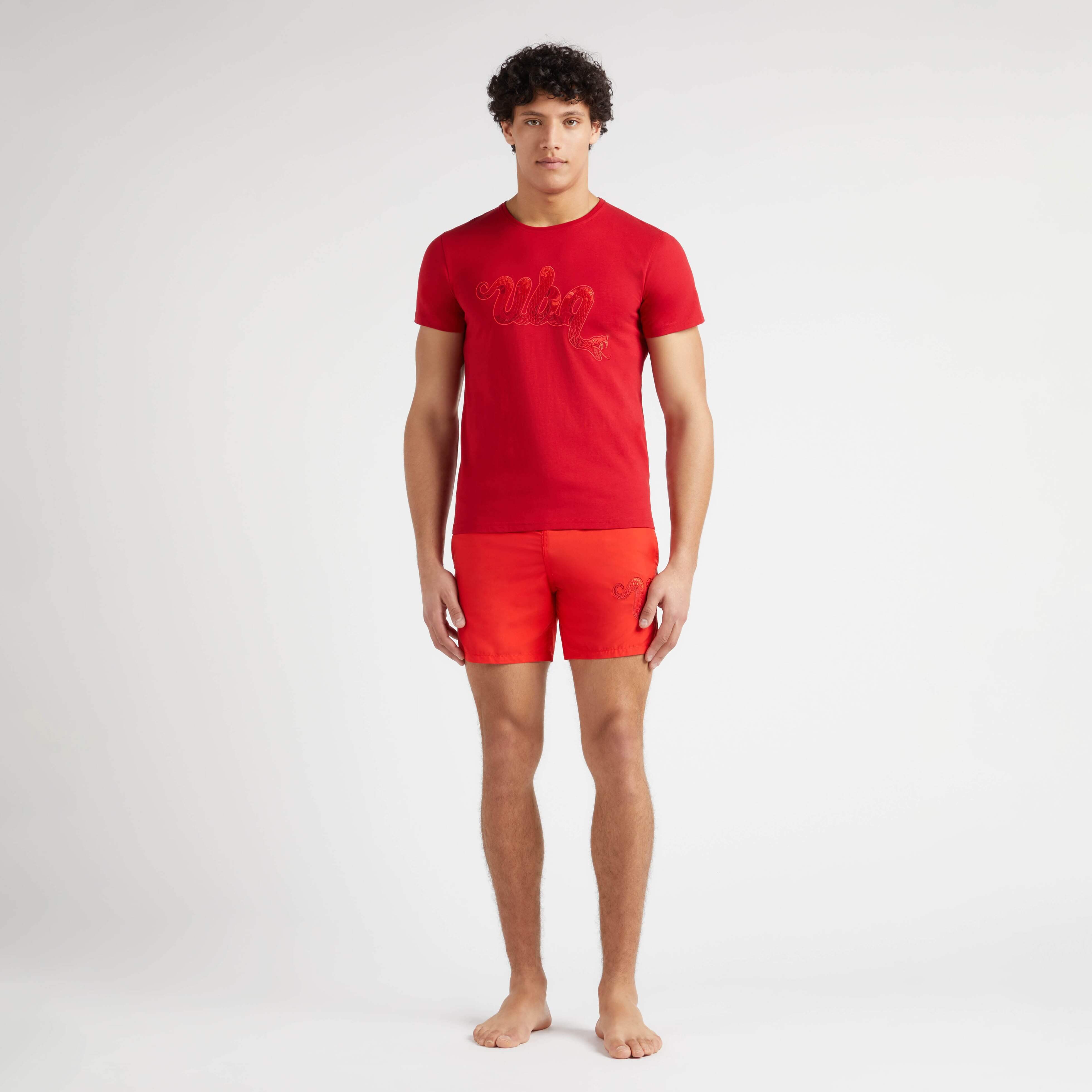T-shirt en Coton Organique Homme The Year Of The Snake