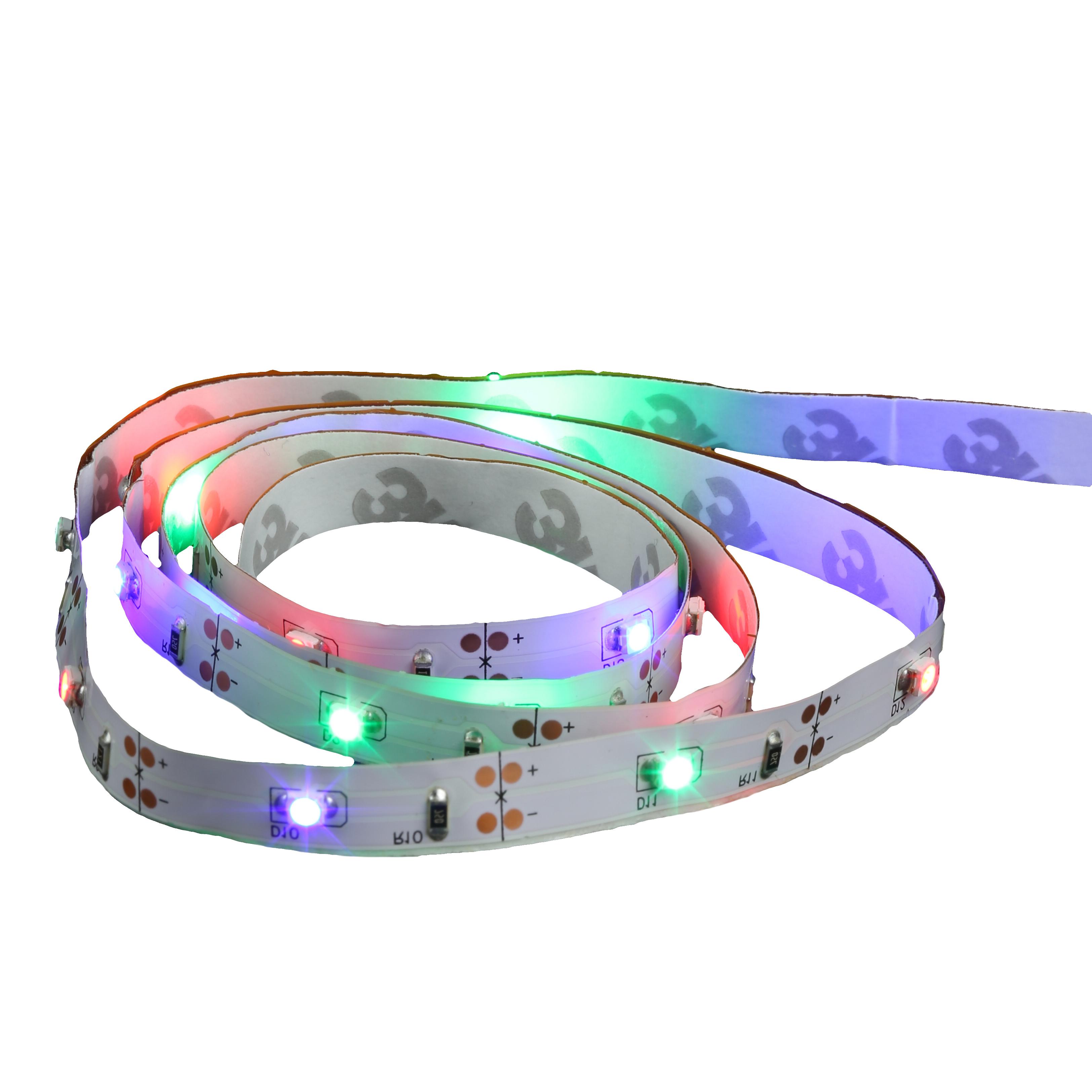 RUBAN LED 3M MULTICOULEUR A PILES