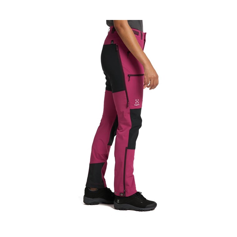 Haglöfs Rugged Standard Pants Women Deep Pink/True Black