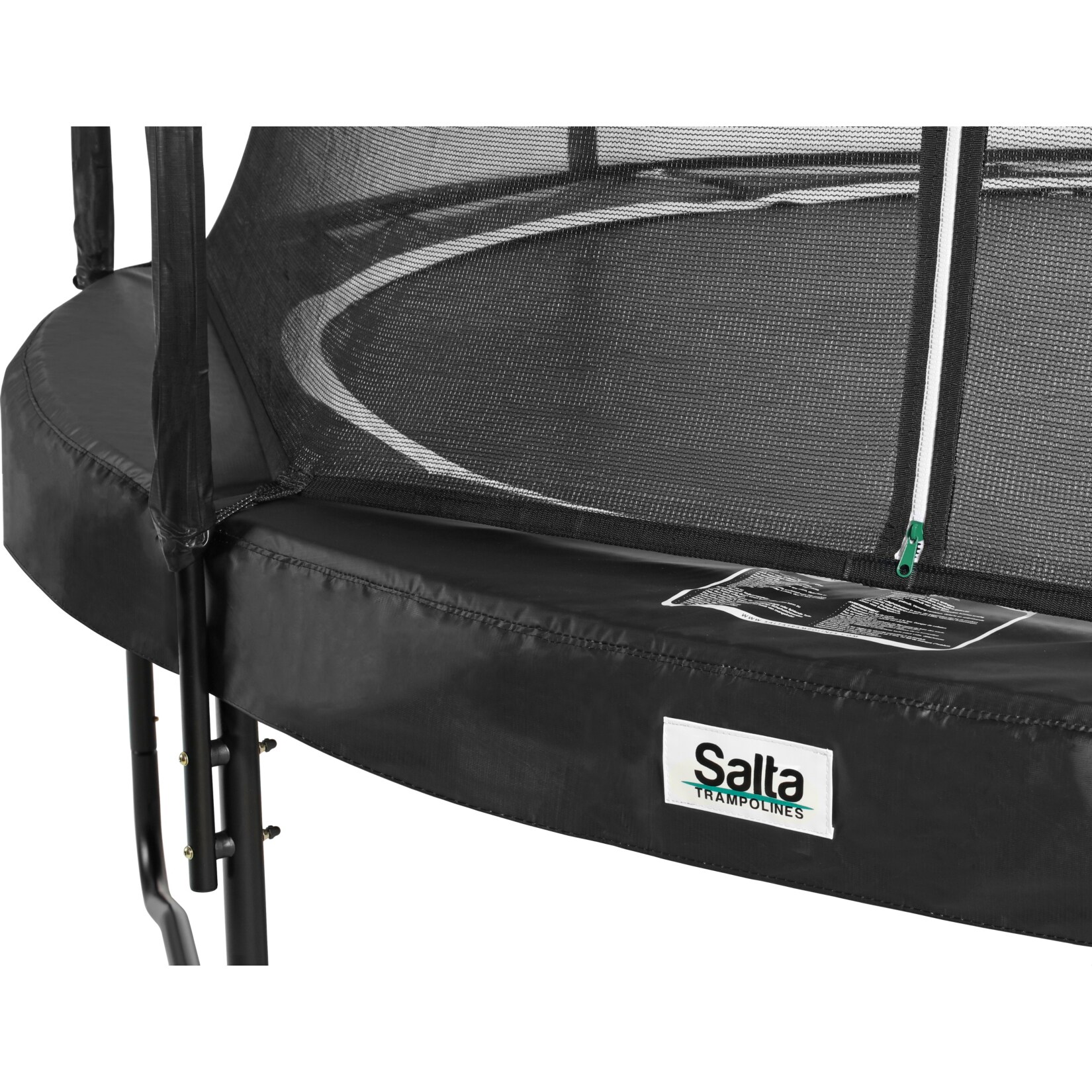 Salta Premium Black Edition - rund Ø213cm -Trampoline mit Sicherheitsnetz